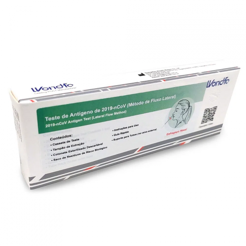 AUTOTESTE COVID-19 WONDFO