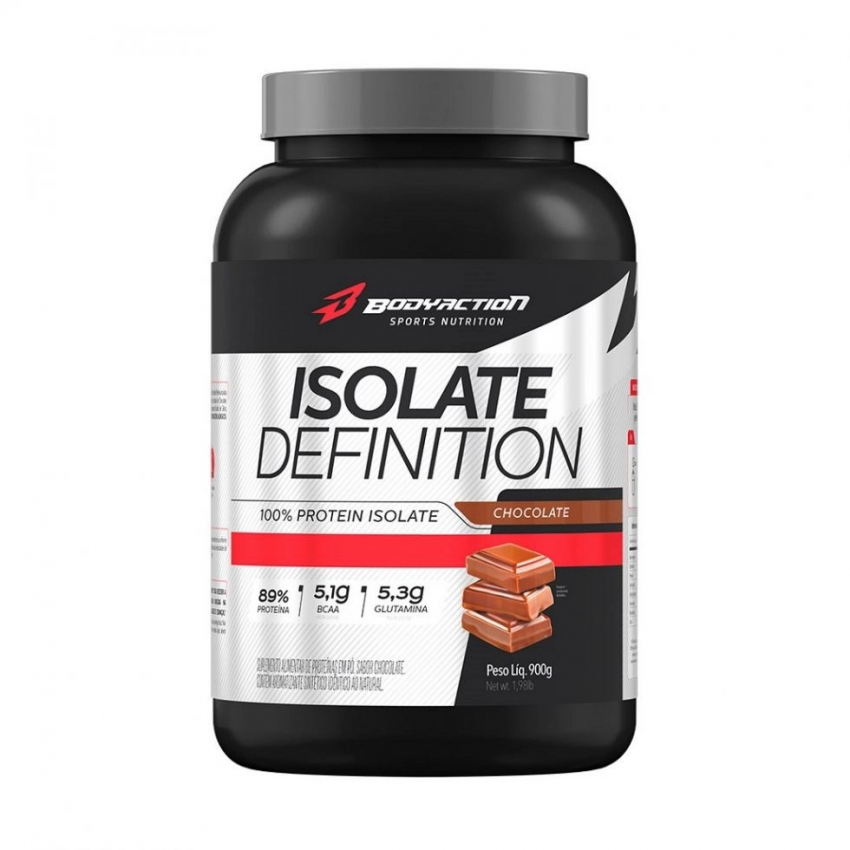 ISOLATE DEFINITION BODYACTION CHOCOLATE POTE COM 900G