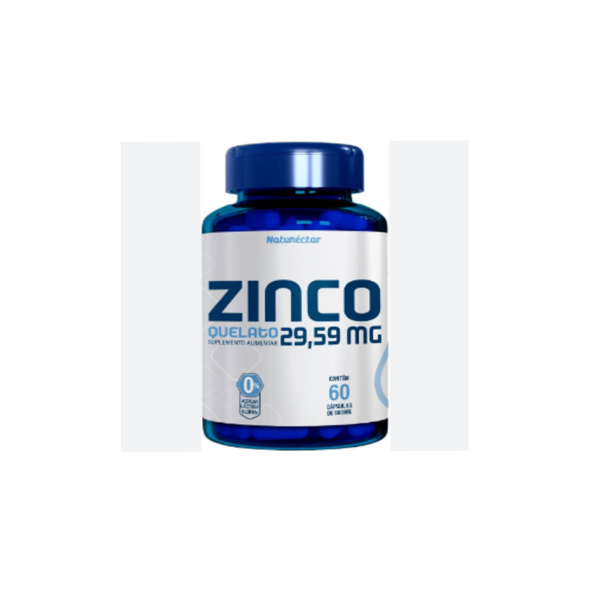 ZINCO QUELATO COM 60 CAPSULAS NATUNECTAR