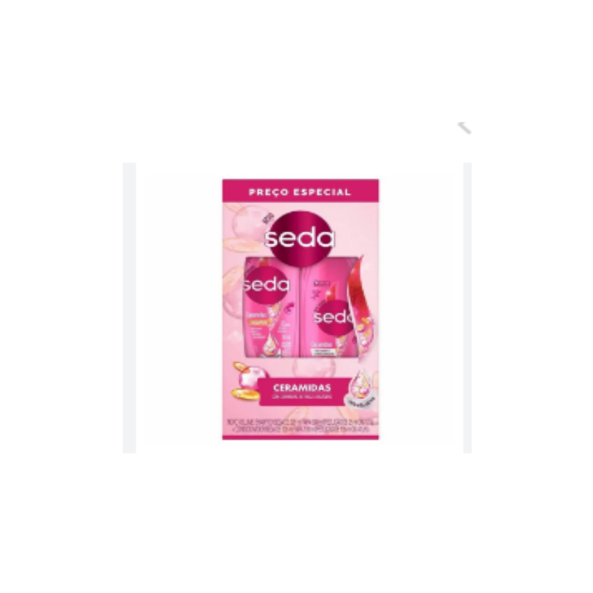 KIT SEDA SHAMPOO 300ml+CONDICIONADOR CERAMIDAS 190ML