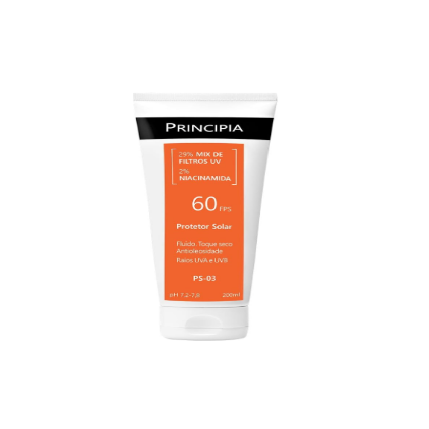 PROTETOR SOLAR FPS60 PRINCIPIA PS03 COM 200ML