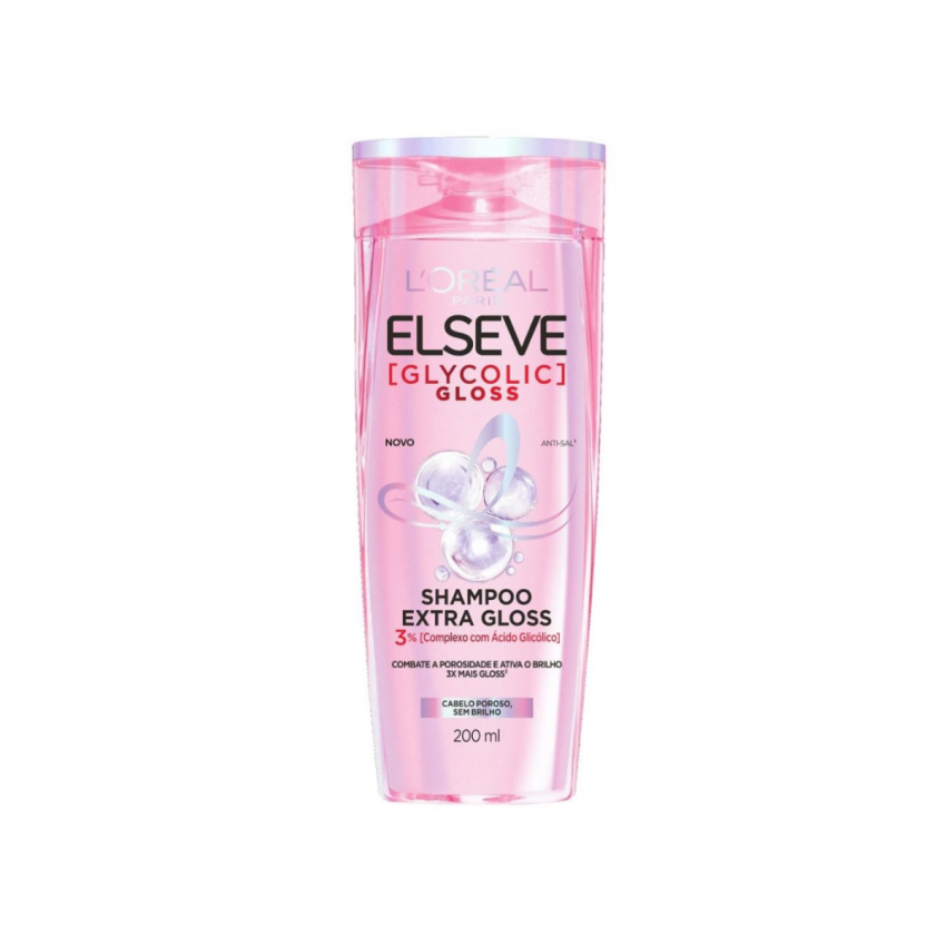 SHAMPOO ELSEVE GLYCOLIC GLOSS 200ML