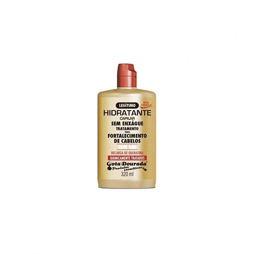 CREME PENTEAR GOTA DOURADA SEM ENXANGUE QUIMICAMENTE 320ML