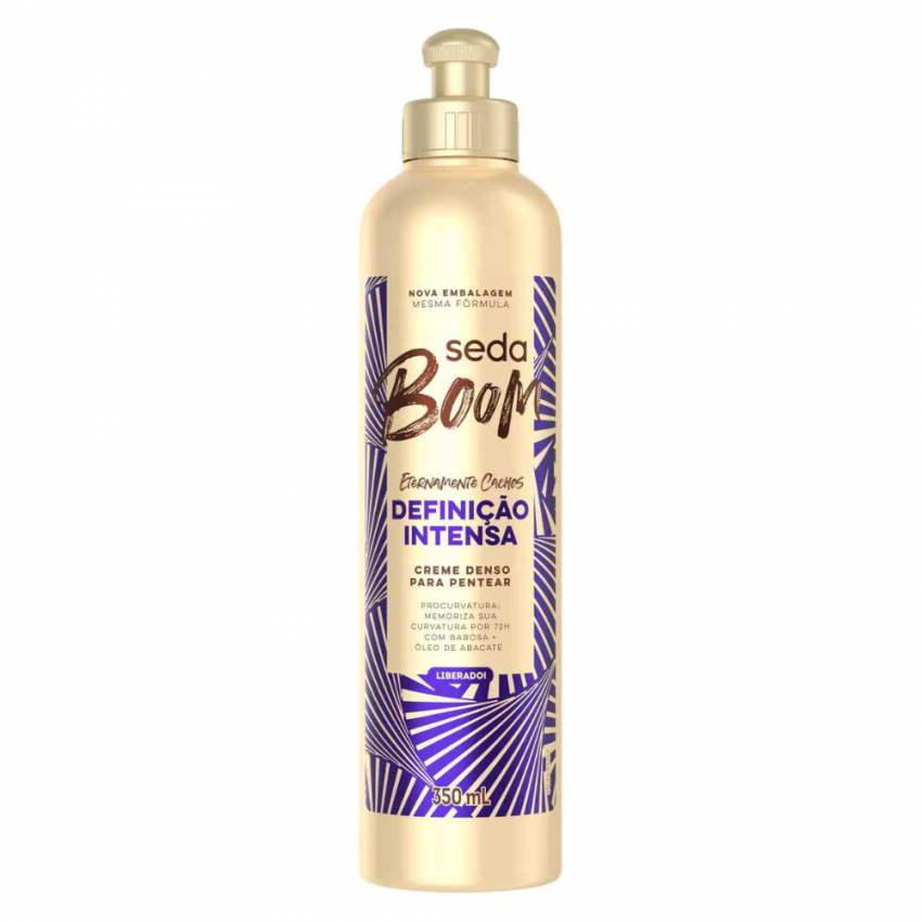 CREME PENTEAR SEDA 350ML BOOM DEFINICÃO INTENSA