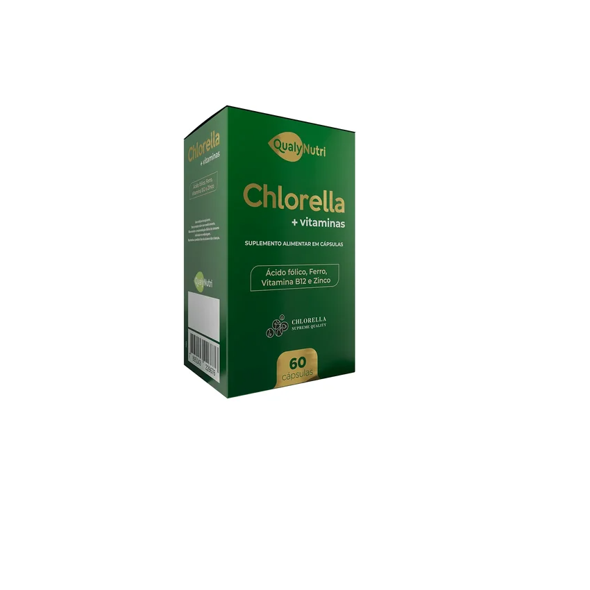 CHLORELLA 500MG COM 60 CAPSULAS QUALYNUTRI