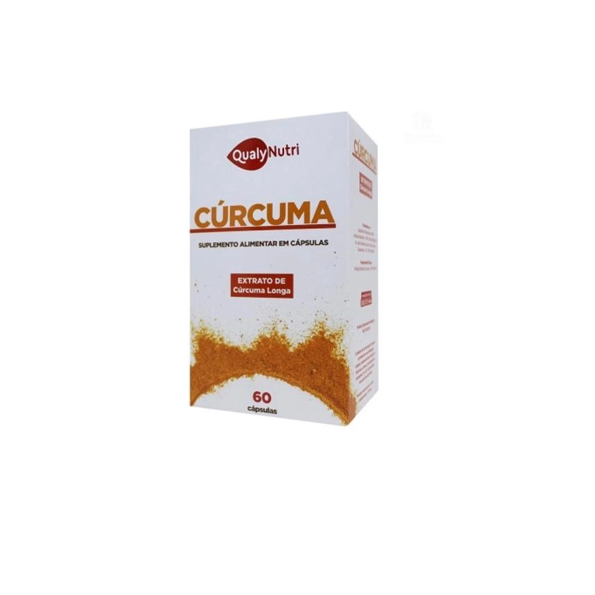 CURCUMA LONGA 500MG COM 60 CAPSULAS QUALYNUTRI