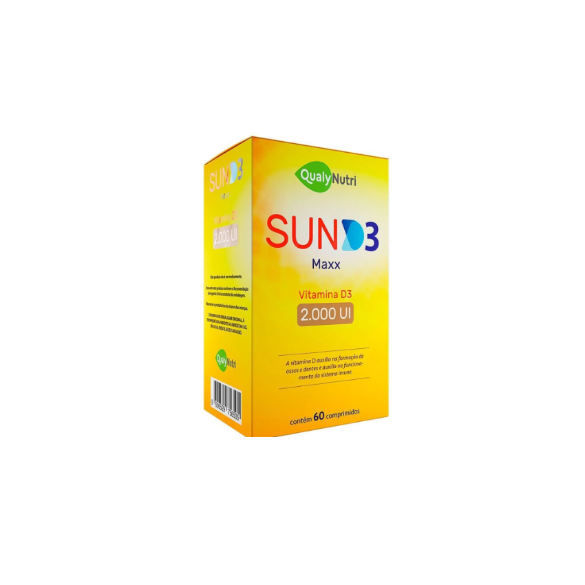 SUND3 MAXX 2000UI COM 60 COMPRIMIDOS QUALYNUTRI