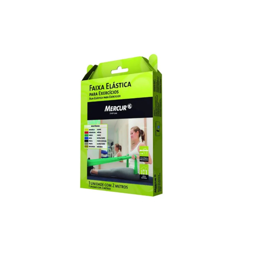  FAIXA ELASTICA EXERCICIO MERCUR VERDE 1,5 M