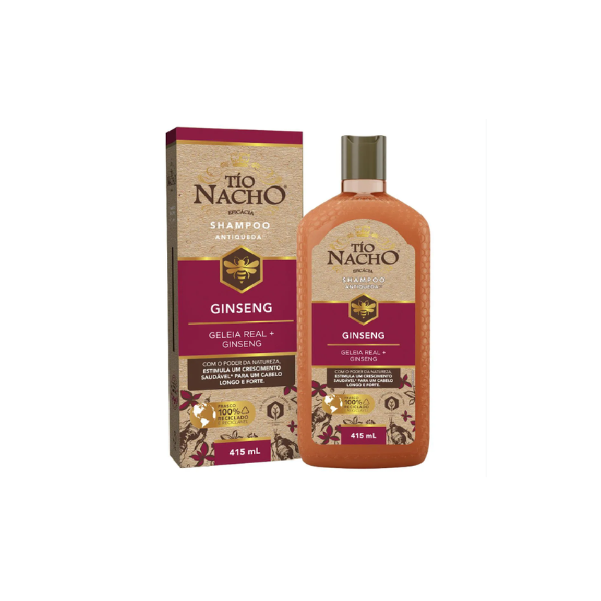 SHAMPOO TIO NACHO GINSENG COM 415ML
