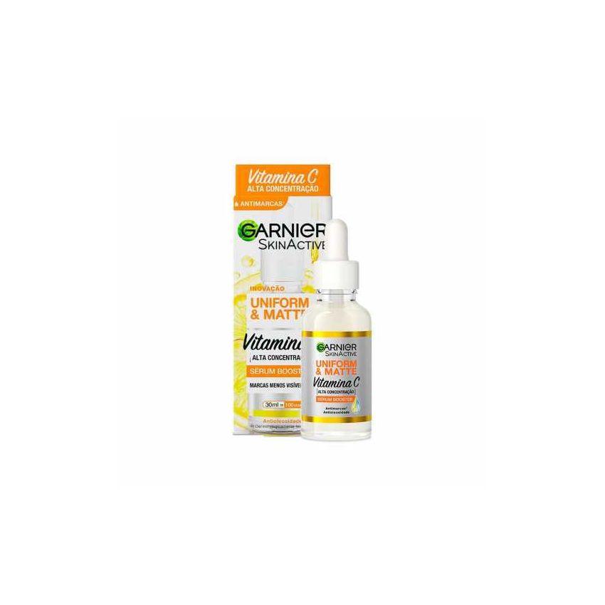 SERUM BOOSTER FACIAL UNIFORM E MATTE VITAMINA C 30ML 