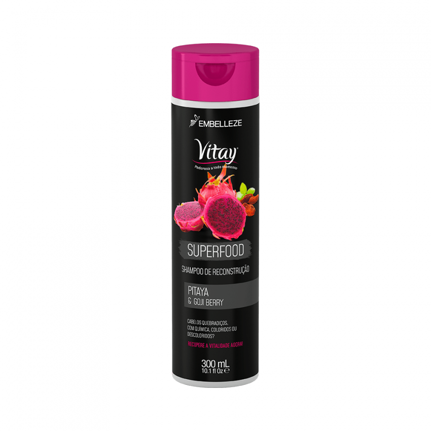 SHAMPOO VITAY SUPERFOOD PITAYA E GOJI BERRY 300ML