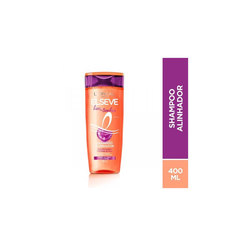 SHAMPOO ELSEVE LISO SONHOS 400ML