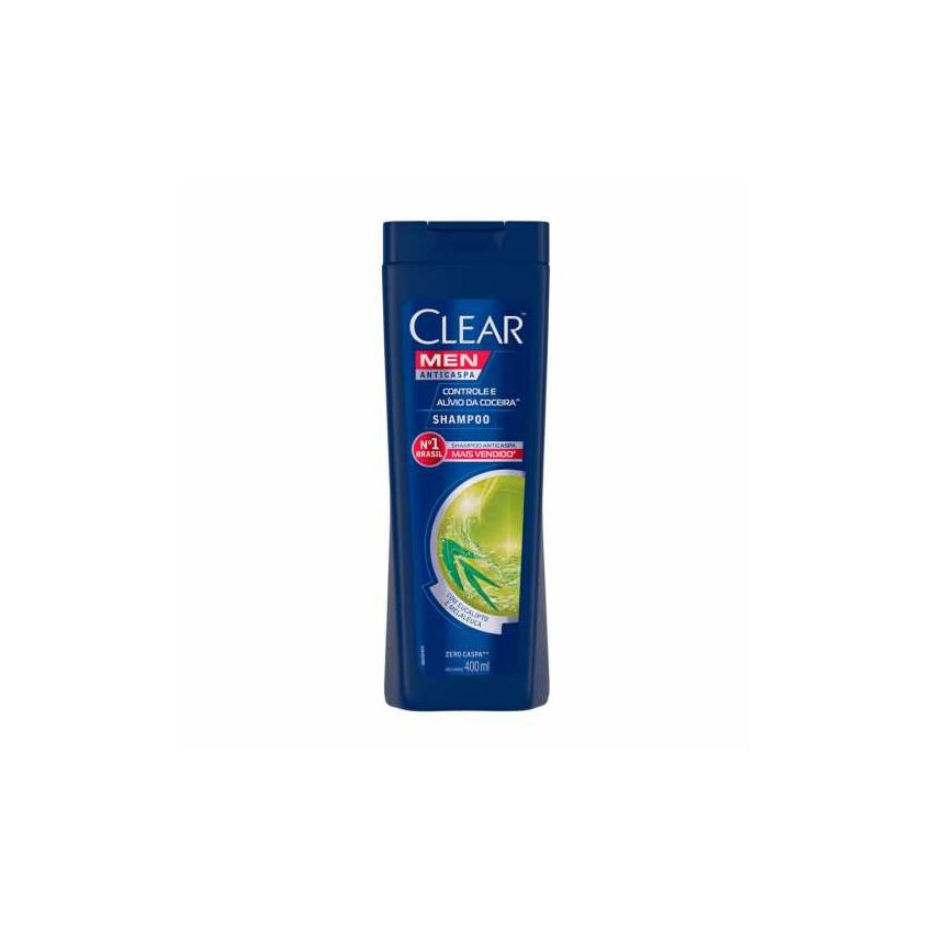 SHAMPOO CLEAR CONTROLE E ALIVIO COCEIRA COM 400ML