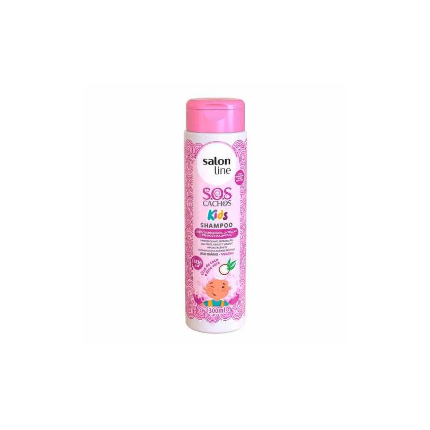 SHAMPOO INFANTIL SALON LINE S.O.S CACHOS KIDS 300ML