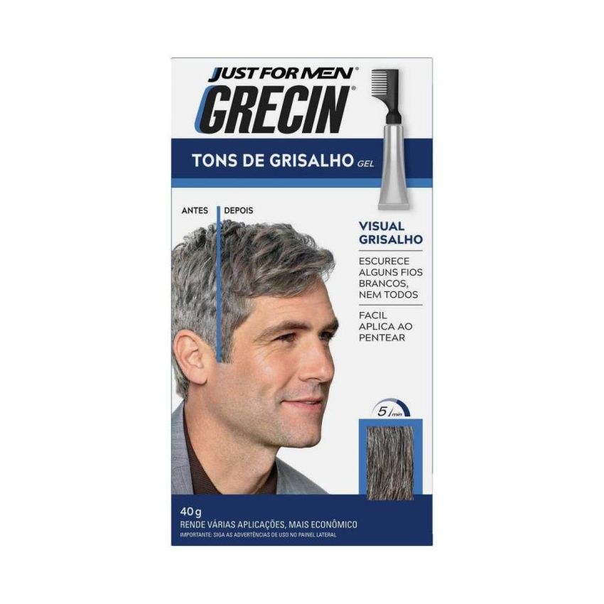 SHAMPOO TONALIZANTE GRECIN 40g TONS DE GRISALHO