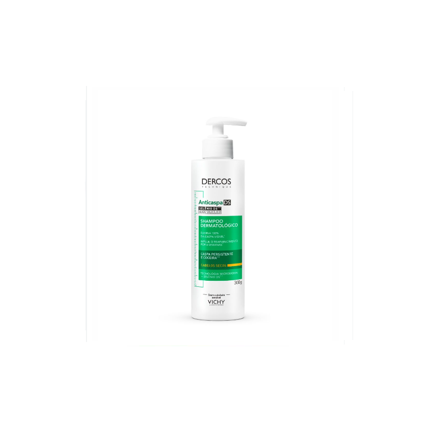 SHAMPOO DERCOS ANTICASPA DS CABELOS SECOS 300G