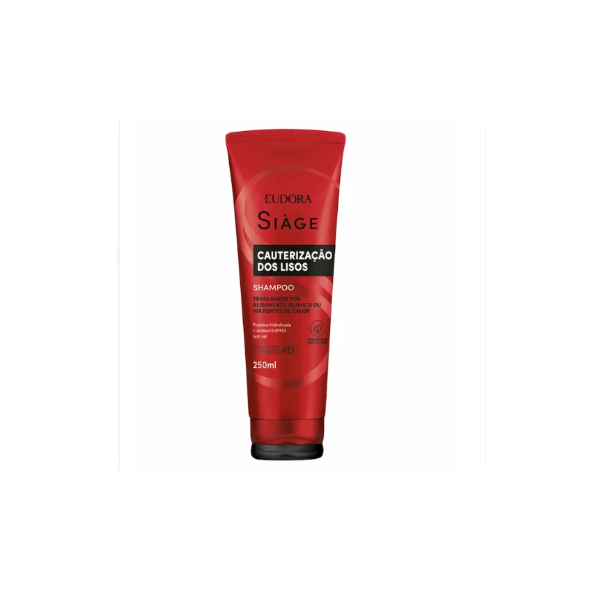 EUDORA SIAGE SHAMPOO CAUTERIZAÇÃO LISOS 250ML