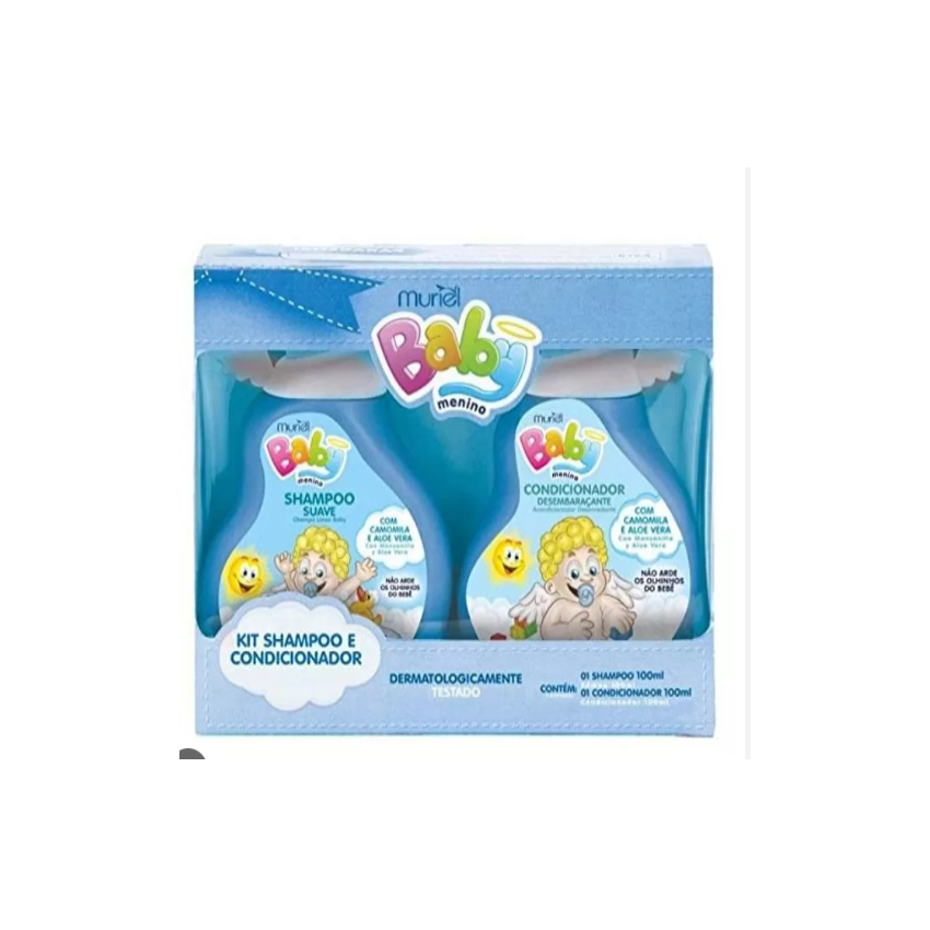 KIT MURIEL SHAMPOO+CONDICIONADOR MENINOS 100ML