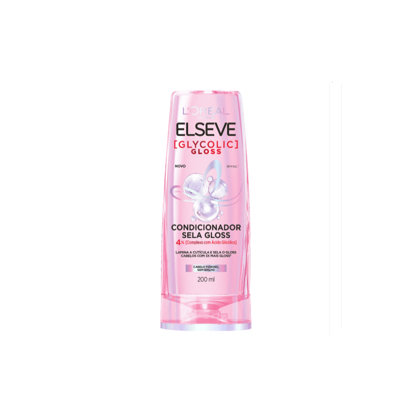 CONDICIONADOR ELSEVE GLYCOLIC GLOSS 200ML