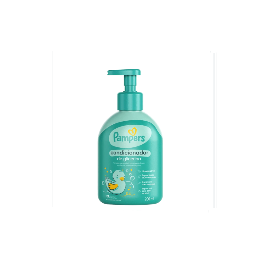 PAMPERS CONDICIONADOR GLICERINA COM 200ML