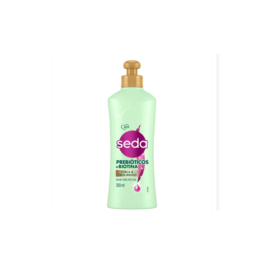 CREME DE PENTEAR SEDA 300ML PREBIOTICOS E BIOTINA