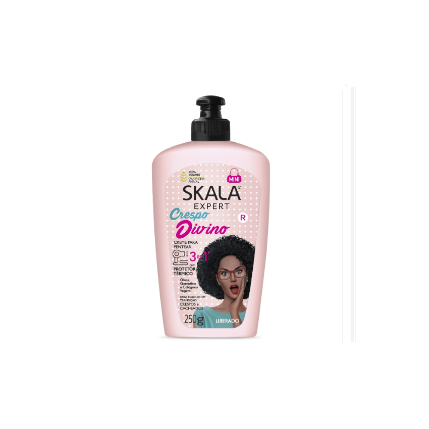 CREME DE PENTEAR SKALA 250G CRESPO DIVINO - VALIDADE 07/2026