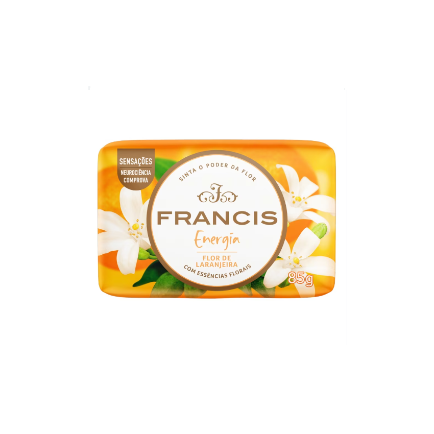 SABONETE BARRA FRANCIS SUAVE 85G LARANJA