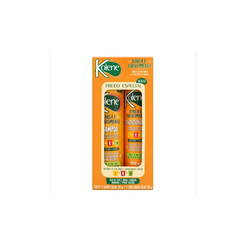 KIT KOLENE SHAMPOO + CONDICIONADOR FORCA E CRESCIMENTO 