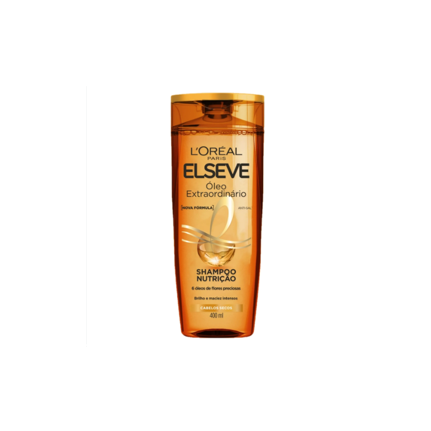 SHAMPOO ELSEVE ÓLEO EXTRAORDINÁRIO 400ML