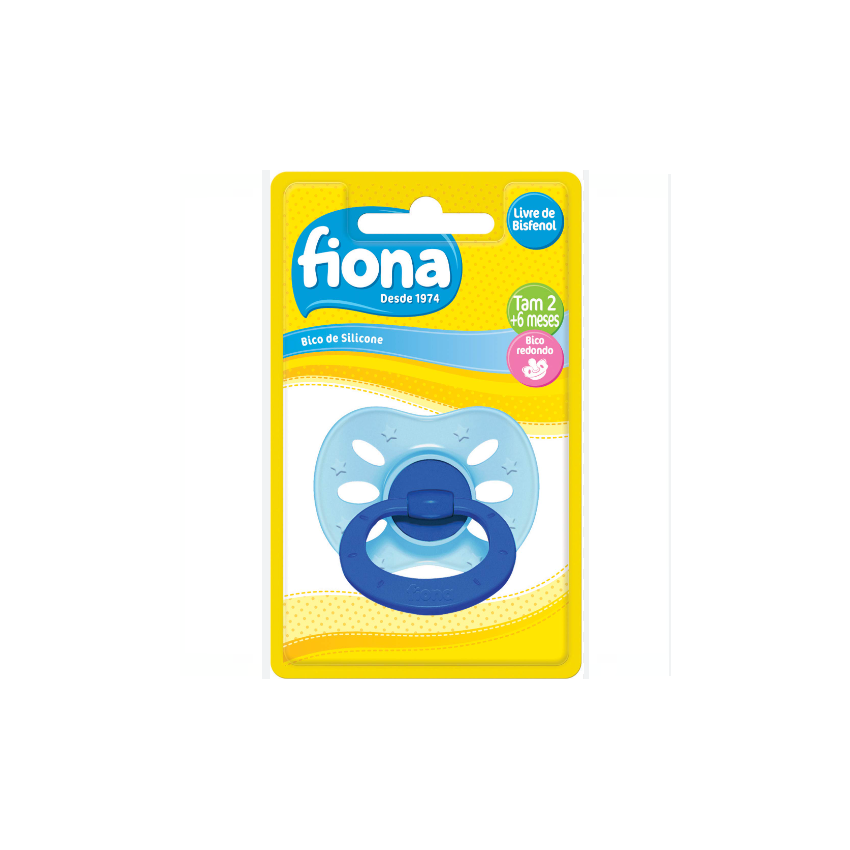 CHUPETA FIONA CLASSICA 6+ MESES AZUL 