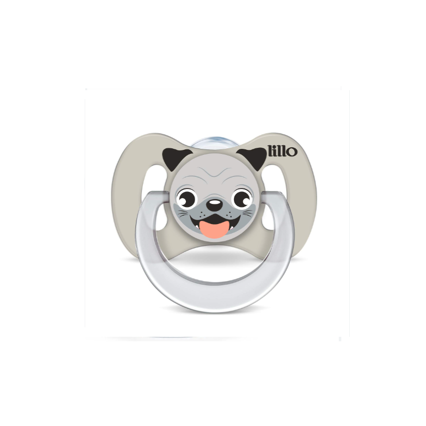 CHUPETA LILLO FUNNY ANIMAIS 6+ MESES NEUTRA - CACHORRO