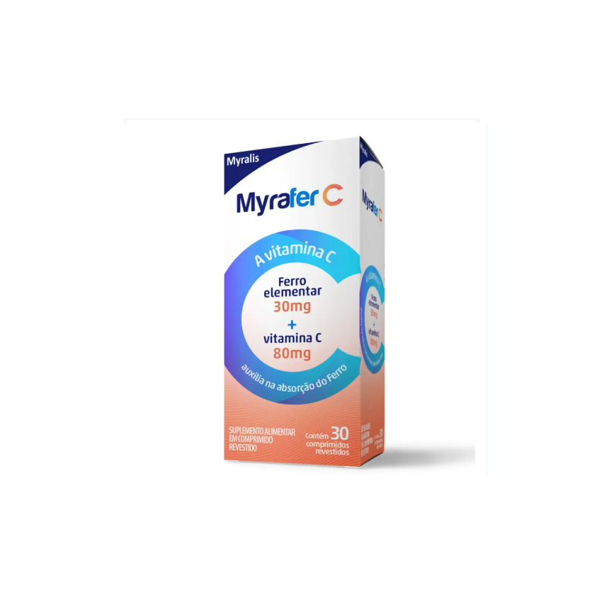 MYRAFER C 80MG COM 30 COMPRIMIDOS