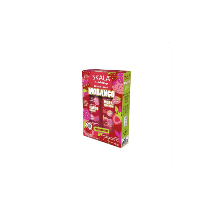 KIT SKALA SHAMPOO CONDICIONADOR 325ML MORANGO