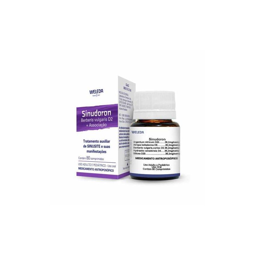 SINUDORON COM 80 COMPRIMIDOS-WELEDA-