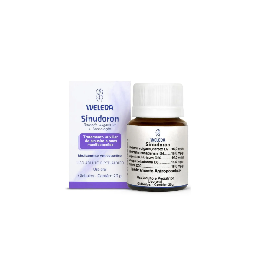 WELEDA SINUNDORON INDICADO SINUSIT CRONICAS E AGUDA 20G