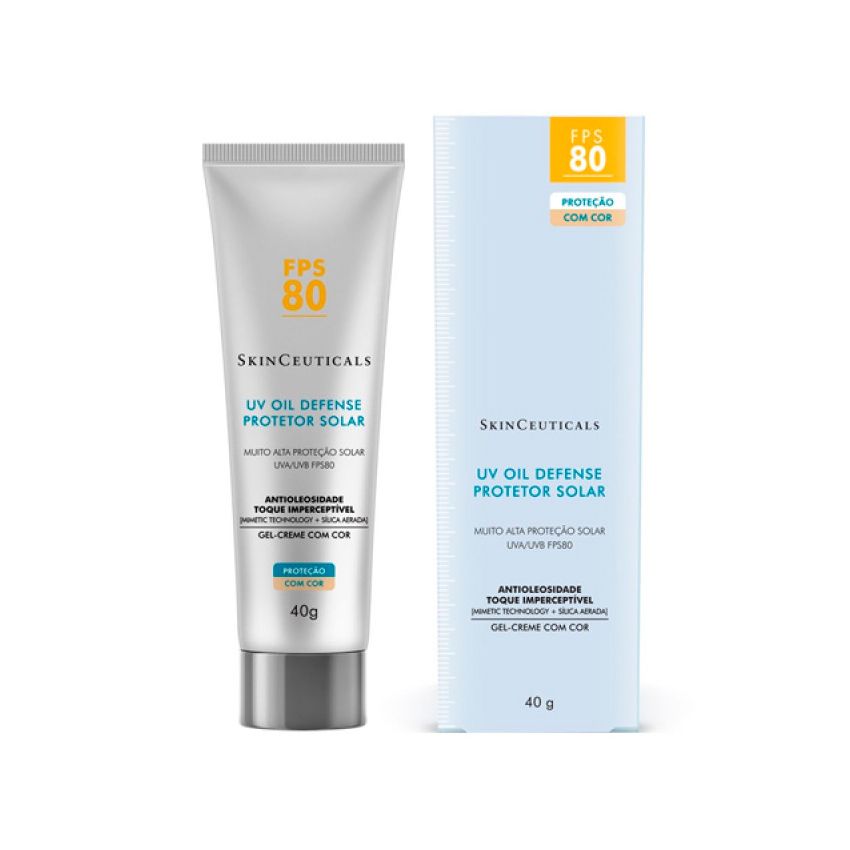 PROTETOR SOLAR SKINCEUTICALS UV OIL DEFENSE FPS80 COM COR 40G