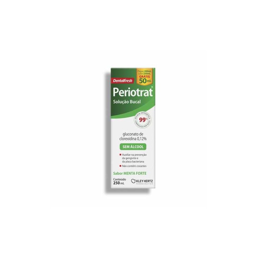 PERIOTRAT DENTAL FRESH MENTA FORTE SEM ALCOOL 250ML