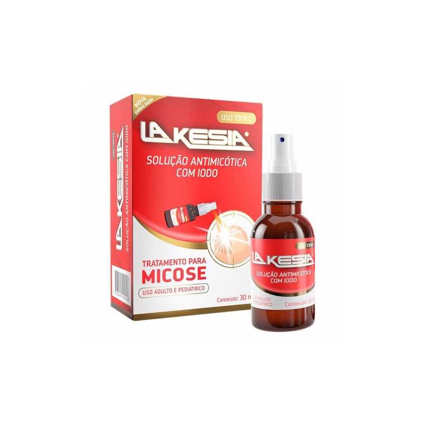 LAKESIA SOLUÇÃO ANIMICÓTCA COM 30ML-GENOMMA-
