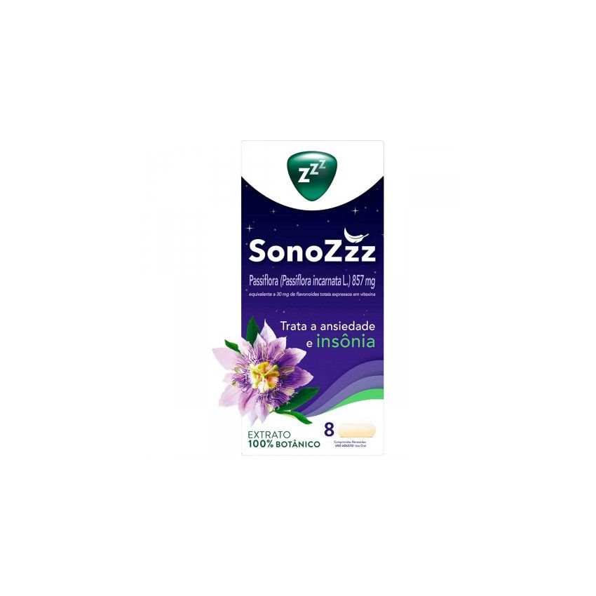 SONOZZZ 857MG COM 8 COMPRIMIDOS REVESTIDOS