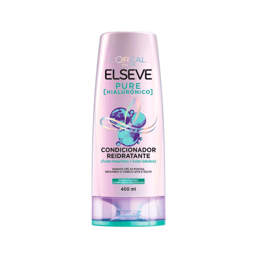 CONDICIONADOR ELSEVE 400ML PURE HIALURONICO