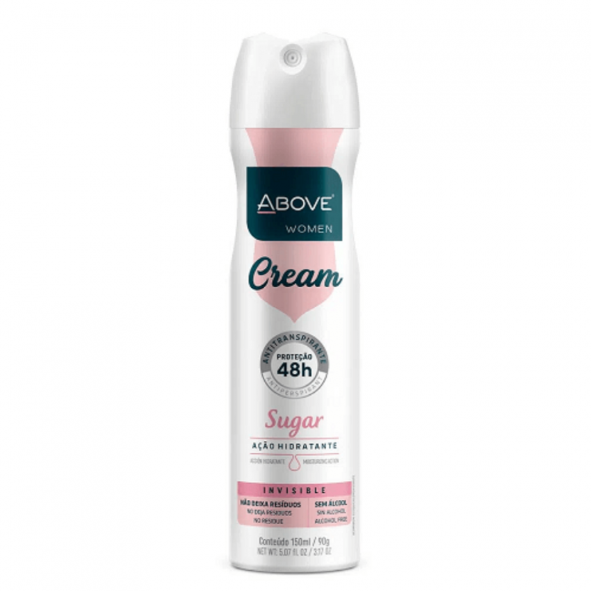 DESODORANTE AEROSOL ABOVE CREAM SUGAR WOMEN 150ML