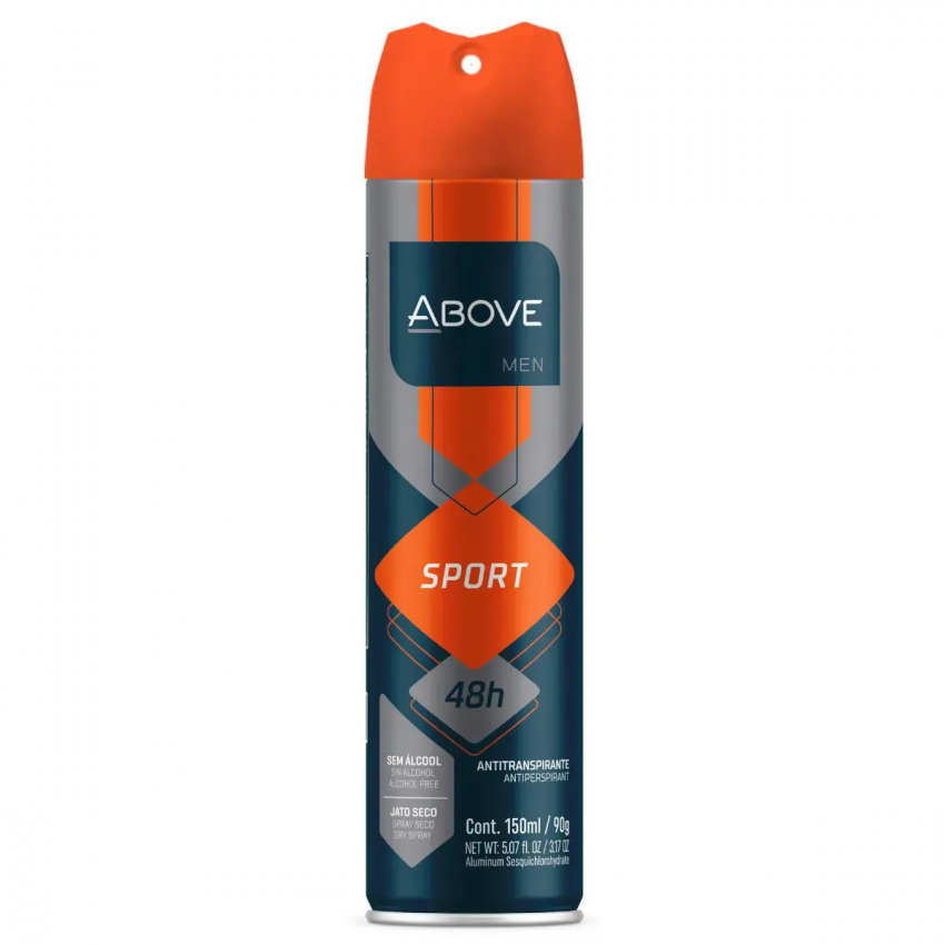 DESODORANTE AEROSOL ABOVE MENCOM SPORT 150ML