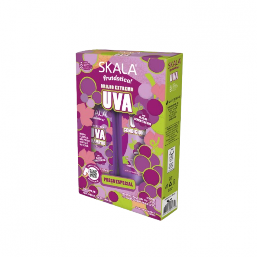 KIT SKALA SHAMPOO+CONDICIONADOR 325ML UVA