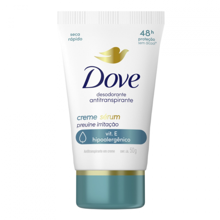 DESODORANTE CREME DOVE SERUM PREV.IRRITACAO 50G - VALIDADE 06/2026