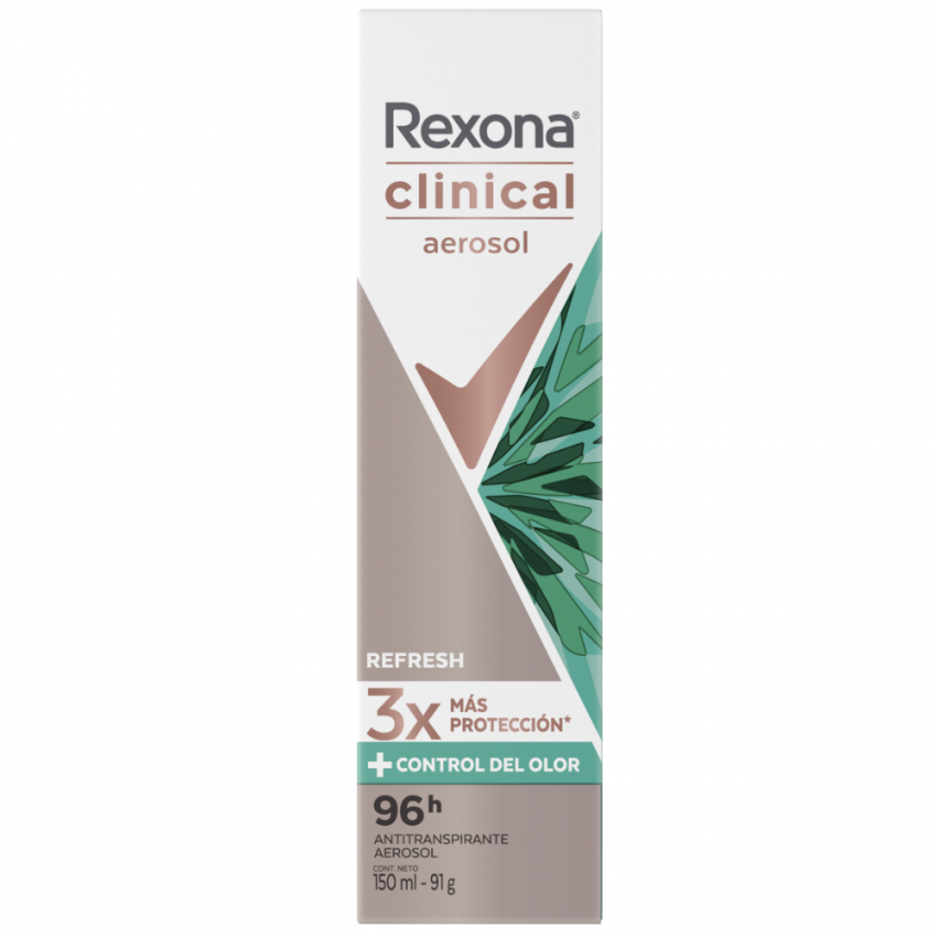 DESODORANTE AEROSOL REXONA CLINICAL REFRESH 150ML