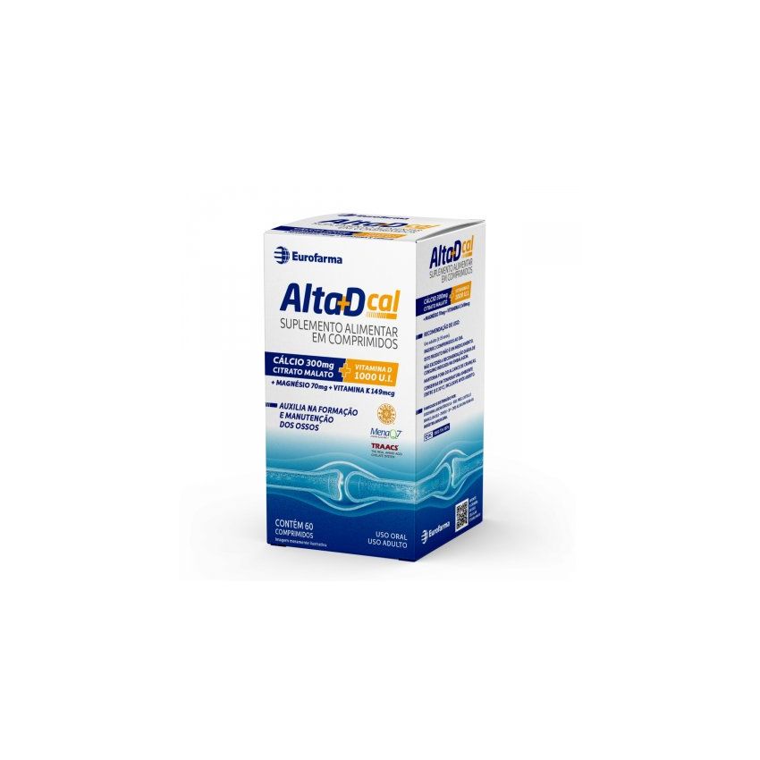 ALTA+D CAL 1.000UI/300MG COM 60 COPRIMIDOS