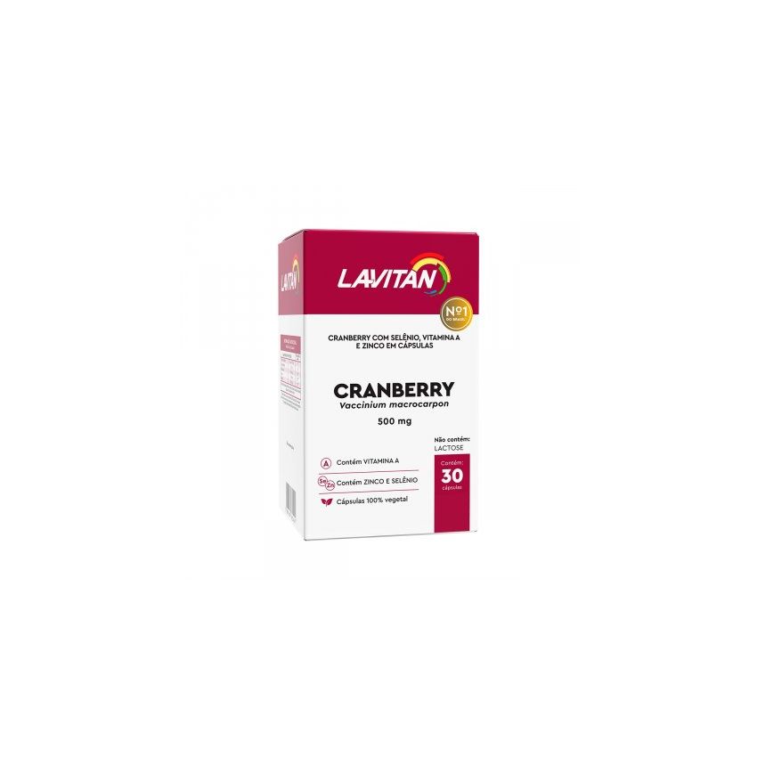 LAVITAN CRANBERRY COM 30 CÁPSULAS