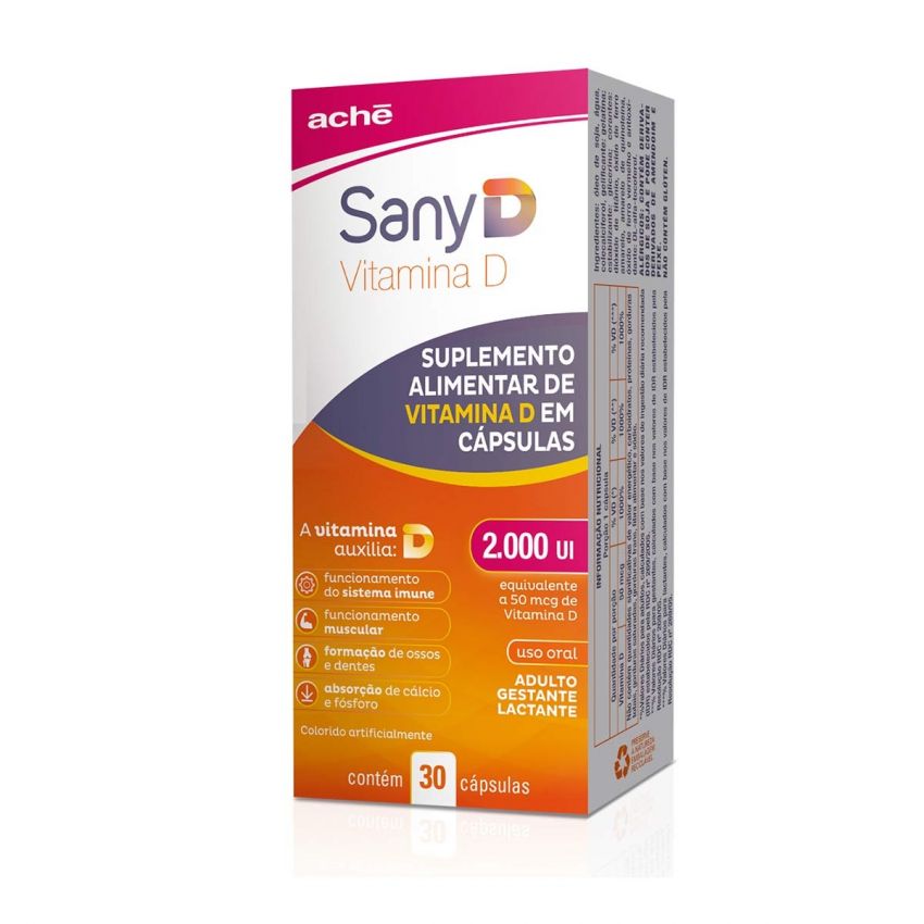 SANYD 2000 UI COM 60 CAPSULAS-ACHE-