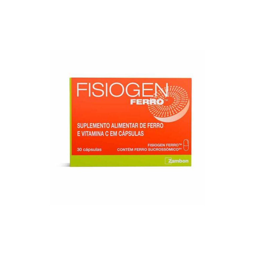 FISIOGEM FERRO COM 30 CAPSULAS-ZAMBON-FARMA-