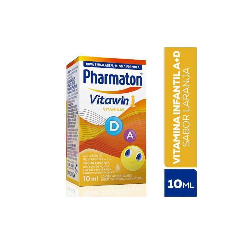 PHARMATON VITAWIN 1 SABOR LARANJA COM 10ML